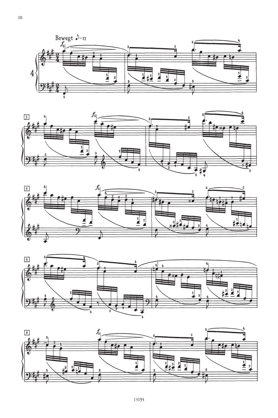 Gesänge der Frühe Op. 133 Piano scores gallery preview page 2