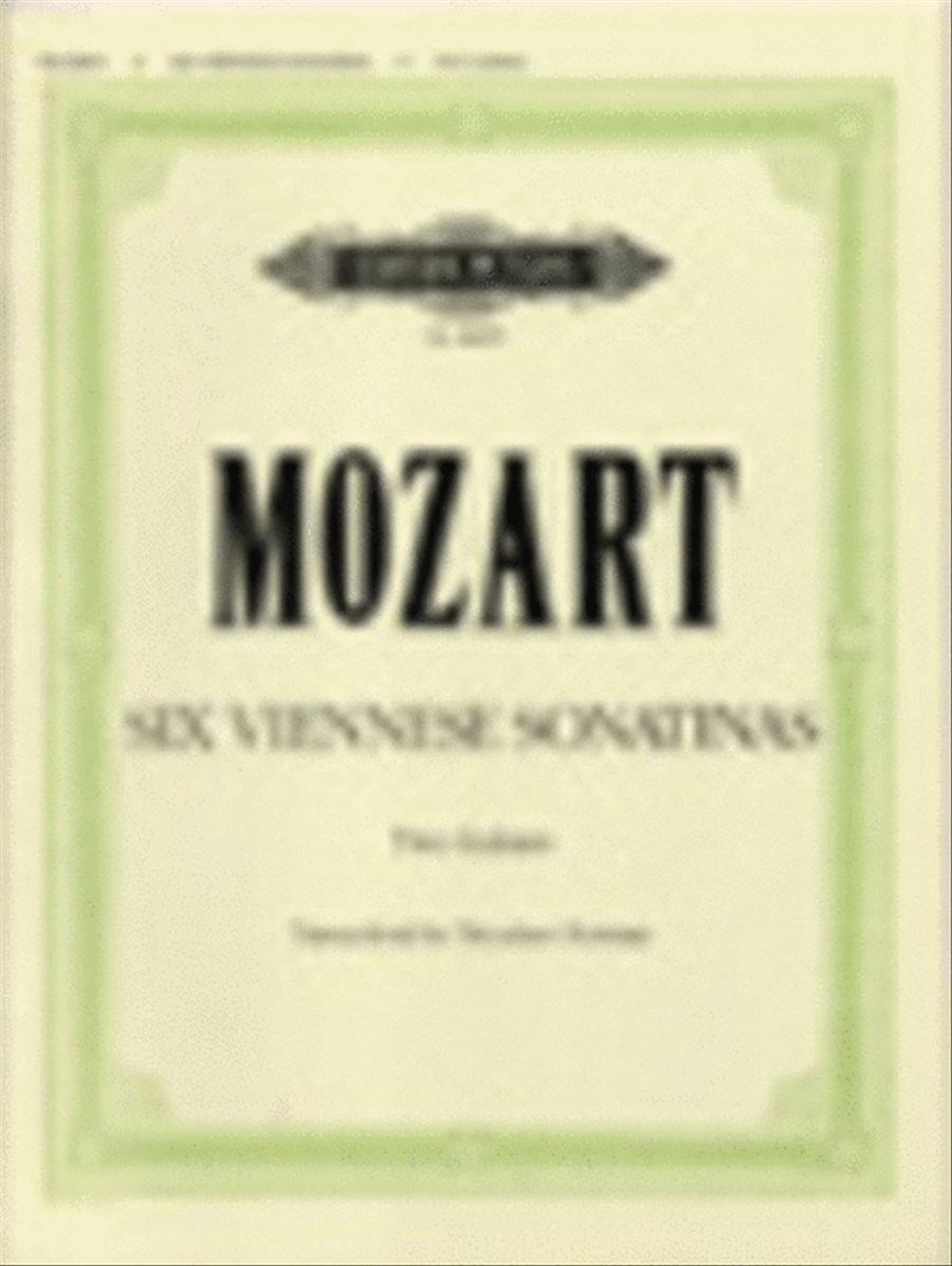 6 Viennese Sonatinas Classical Guitar scores gallery preview page 1