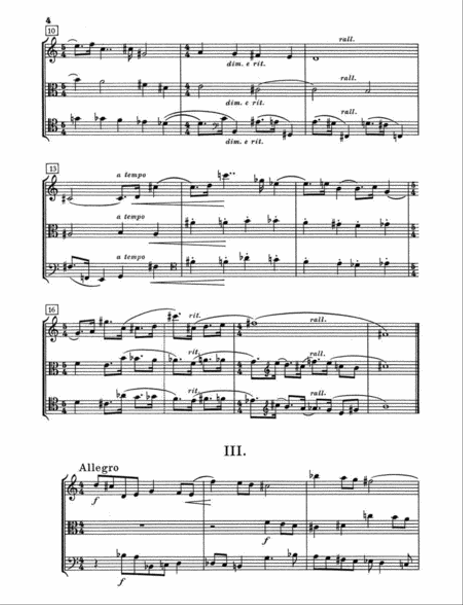 7 Paragraphs for Violin, Viola and Cello String Trio scores gallery preview page 4