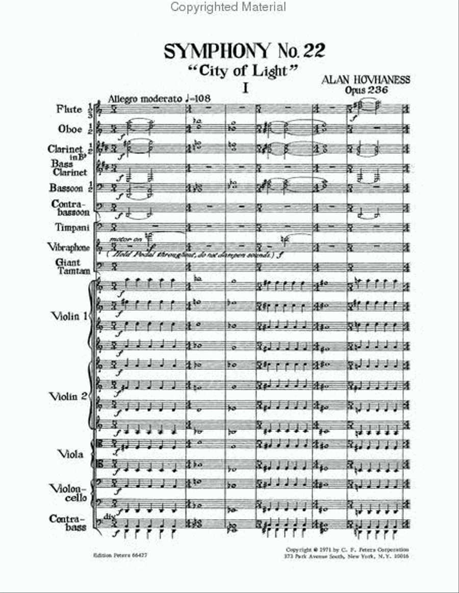 Symphony No. 22 Op. 236 (City of Light) Harp scores gallery preview page 2