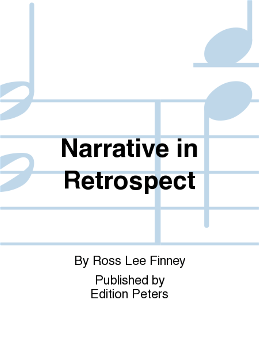 Narrative in Retrospect Piano Solo scores gallery preview page 1