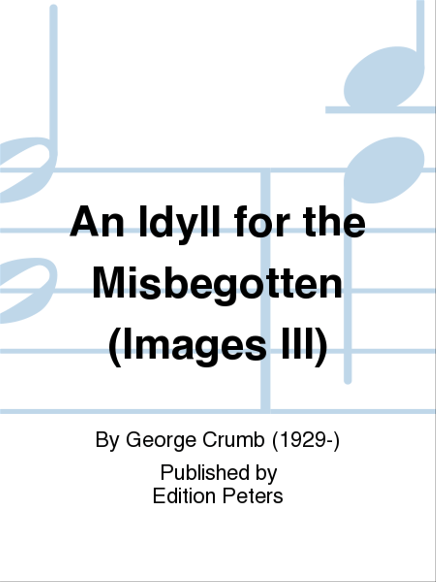 An Idyll for the Misbegotten (Images III) Small Ensemble scores gallery preview page 1