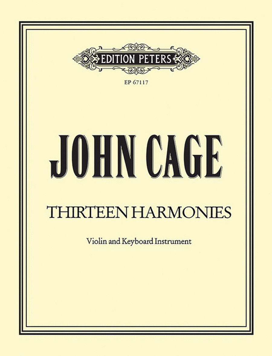 Thirteen Harmonies (from Apartment House 1776) Choir scores gallery preview page 1