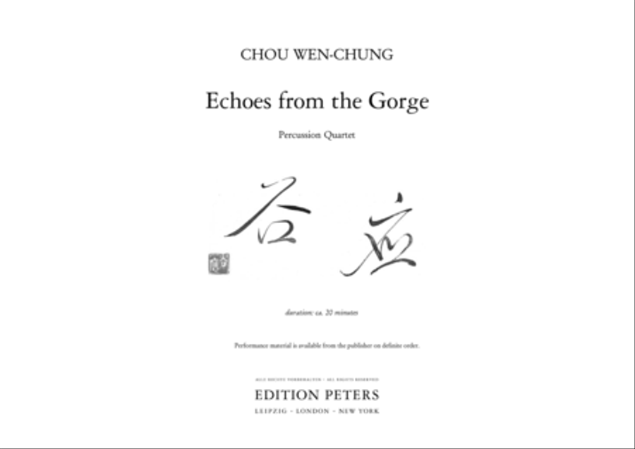 Echoes from the Gorge Echoes from the Gorge Score scores gallery preview page 2