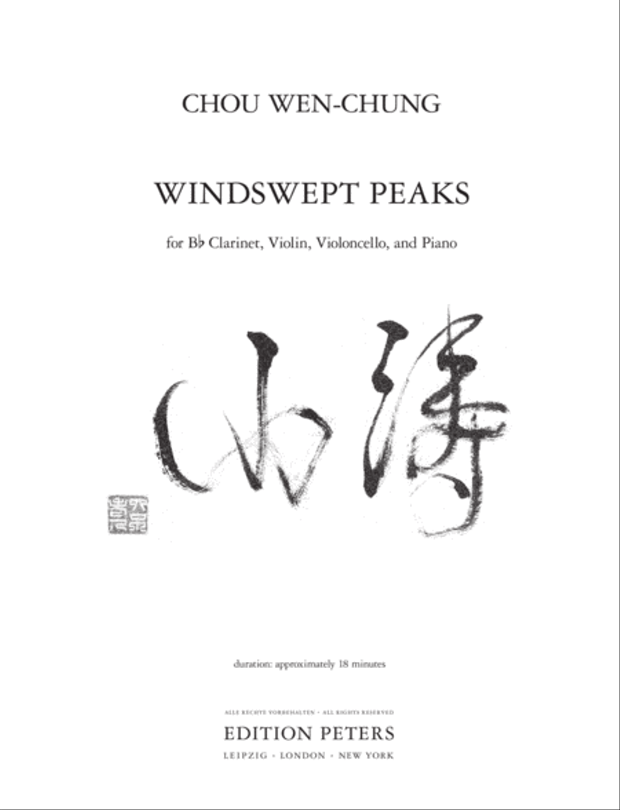 Windswept Peaks (Score) Clarinet scores gallery preview page 2