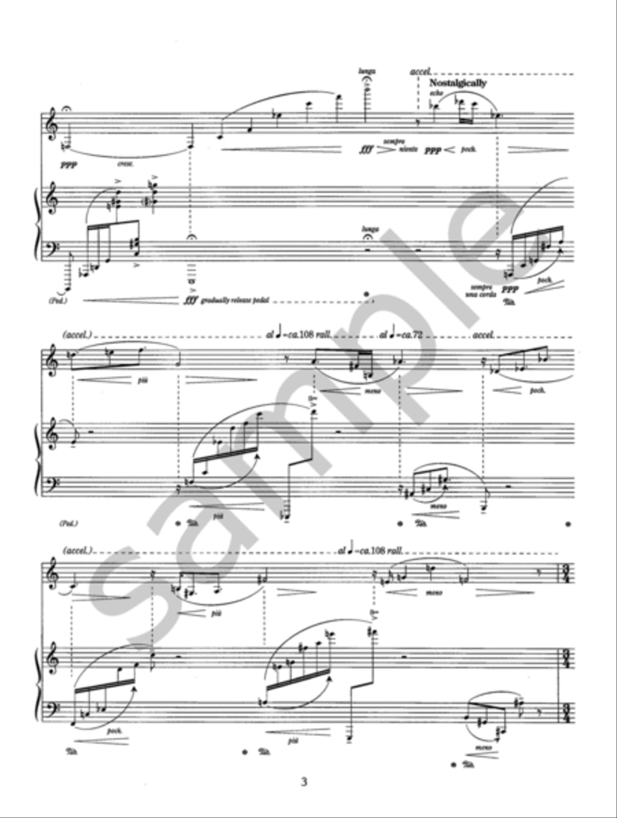 Windswept Peaks (Set of Parts) Clarinet scores gallery preview page 3