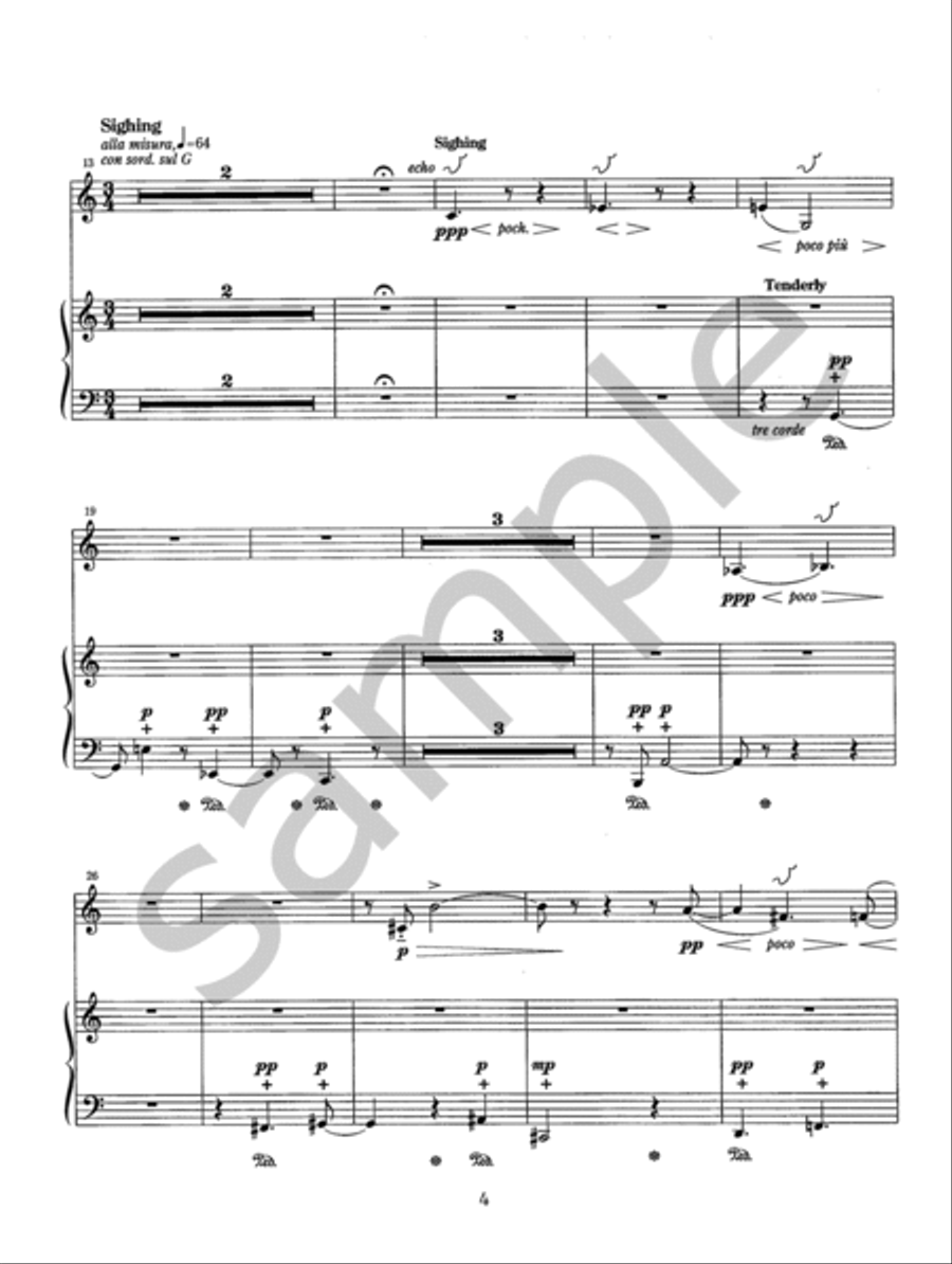 Windswept Peaks (Set of Parts) Clarinet scores gallery preview page 4