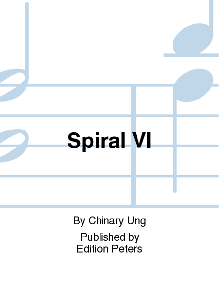 Spiral VI for Clarinet, Violin, Cello and Piano Clarinet scores gallery preview page 1