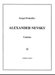 Alexander Nevsky Vocal Choral Score (Choral Parts)