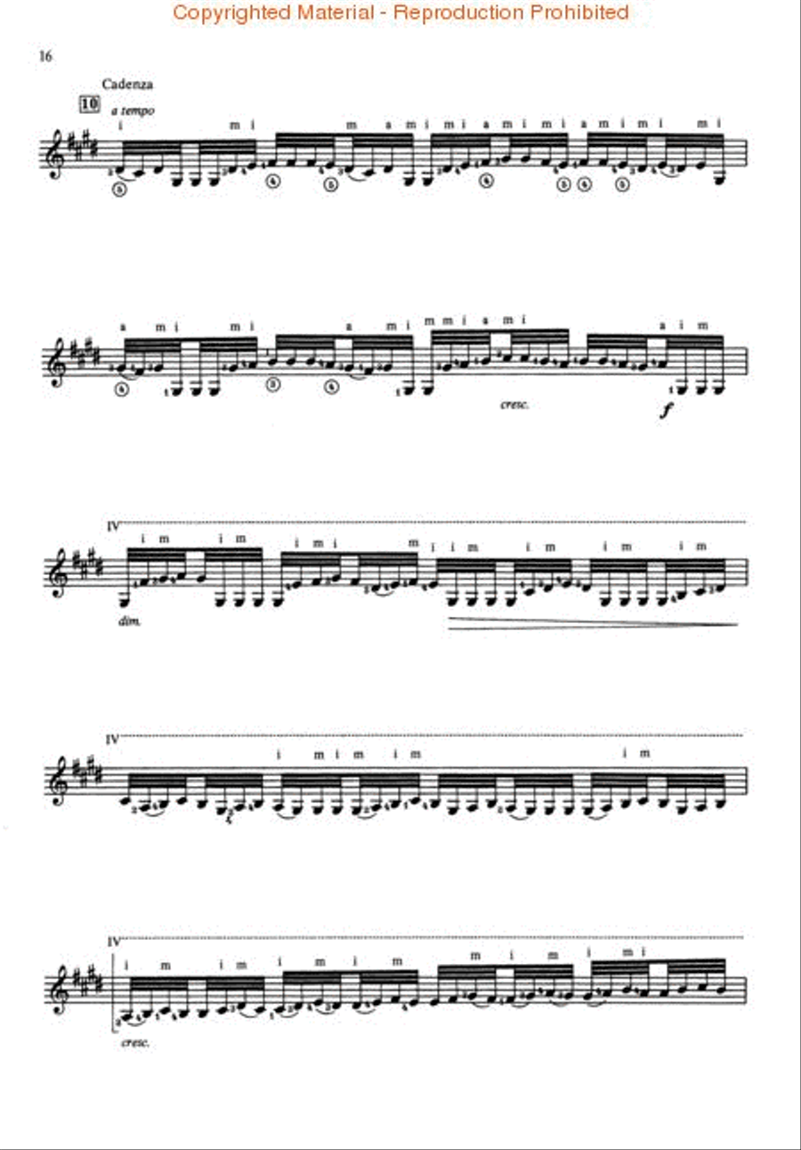 Concierto de Aranjuez (Guitar part) Classical Guitar scores gallery preview page 3
