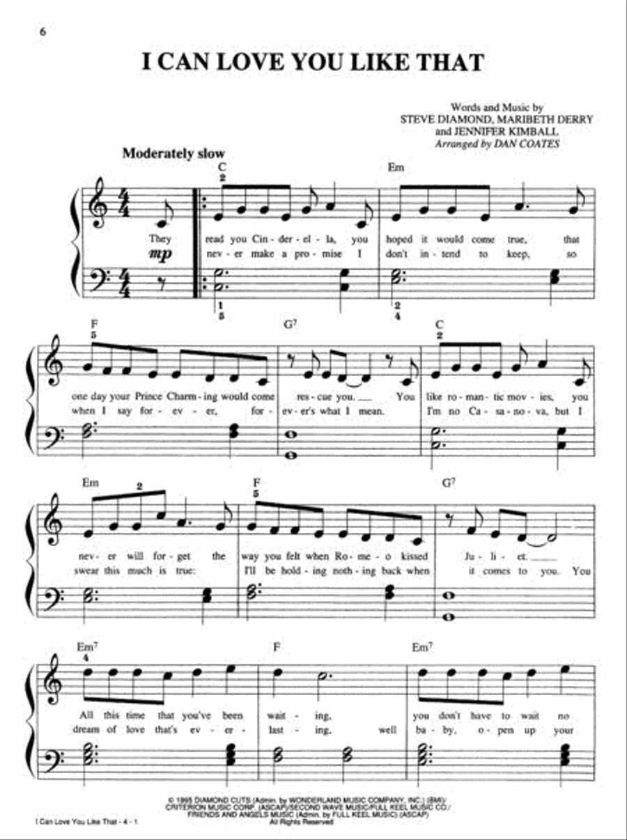 Dan Coates Big Note Piano Collection Easy Piano scores gallery preview page 2
