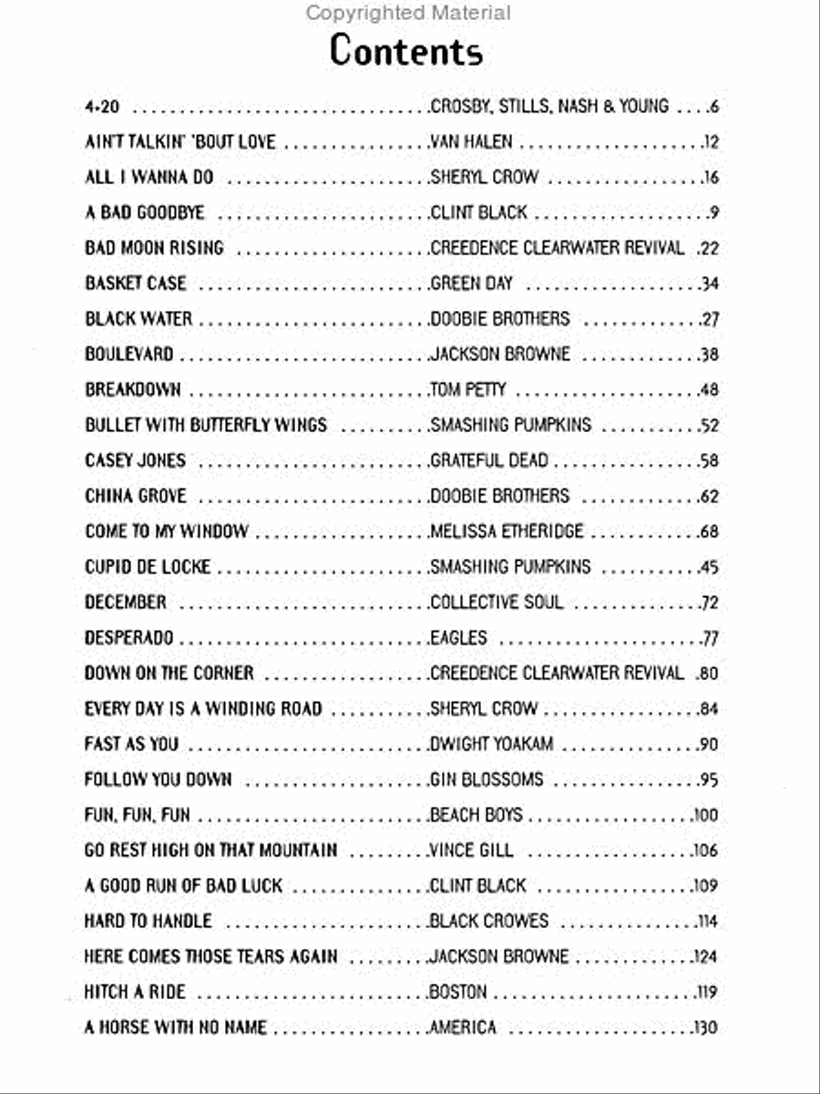 The Easy Guitar Big Book Electric Guitar scores gallery preview page 2