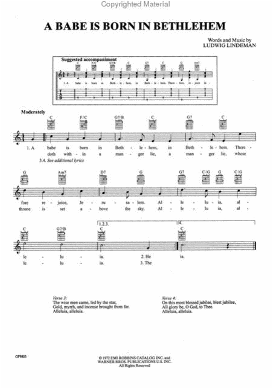 Christmas Guitar Big Book Guitar scores gallery preview page 2