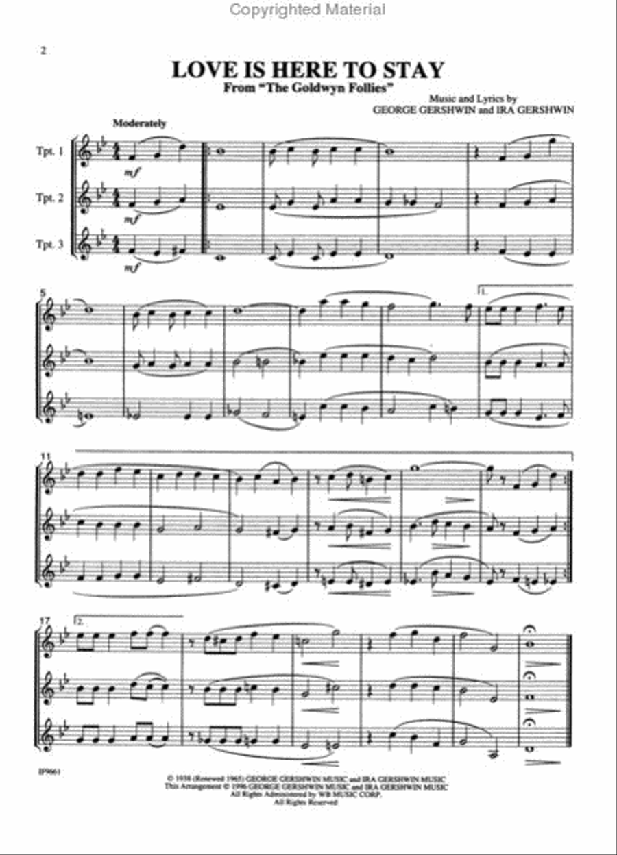 Classic Popular Solos, Duets & Trios Trumpet scores gallery preview page 2