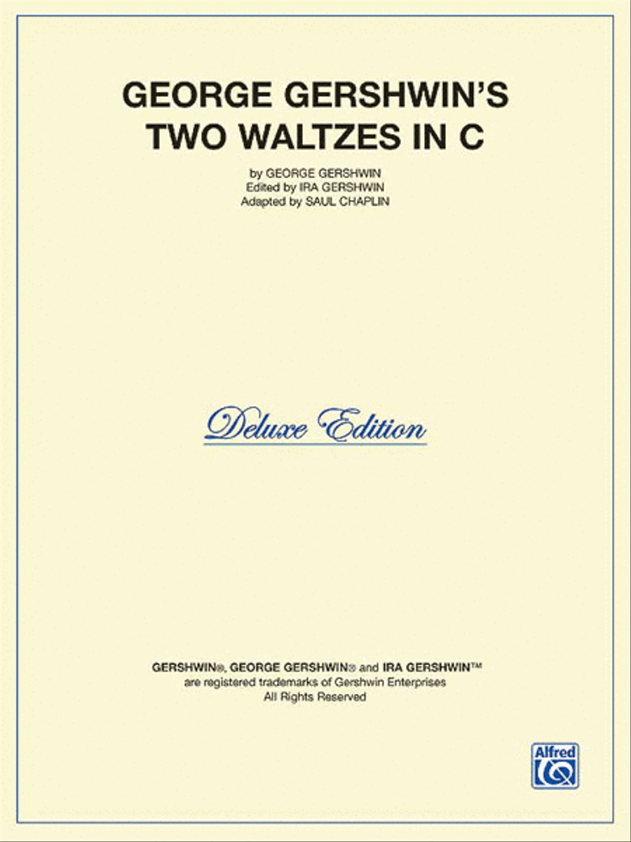 Two Waltzes in C Piano Solo scores gallery preview page 1