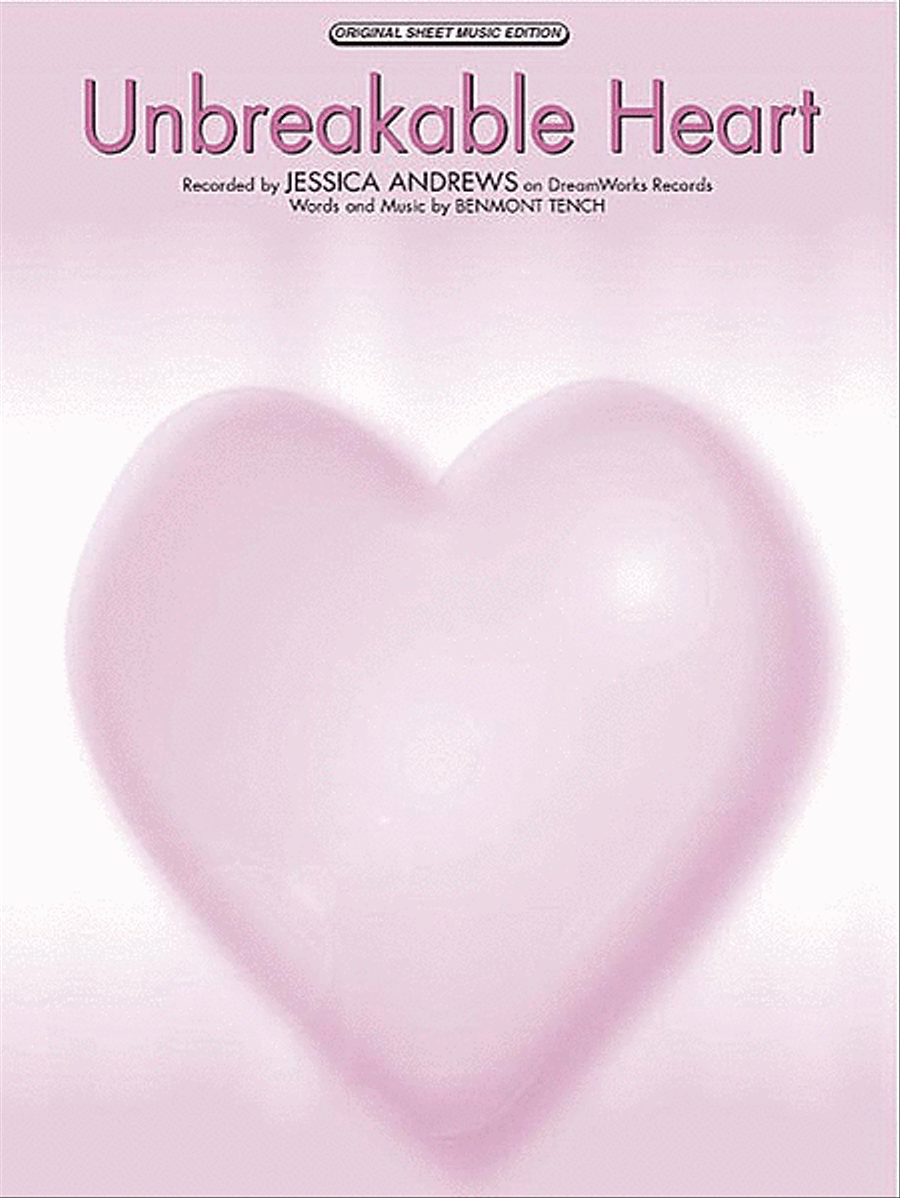 Unbreakable Heart Piano, Vocal, Guitar scores gallery preview page 1