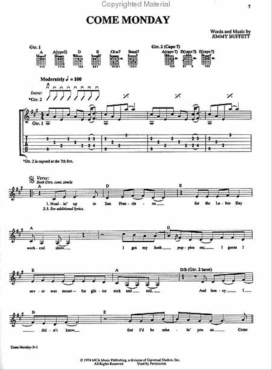 Songs You Know by Heart Electric Guitar scores gallery preview page 2