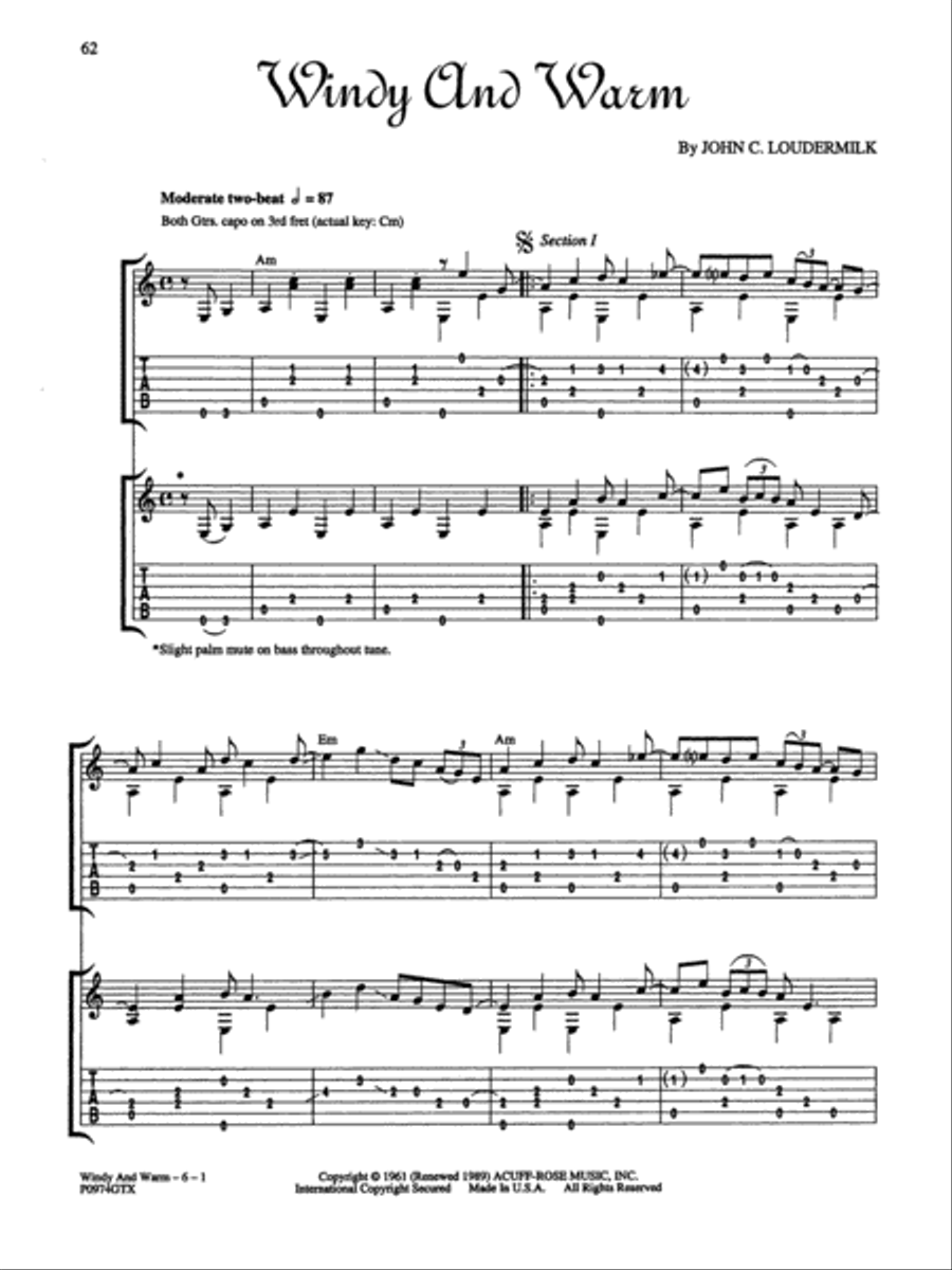 The Guitar of Doc Watson The Guitar of Doc Watson Acoustic Guitar scores gallery preview page 4