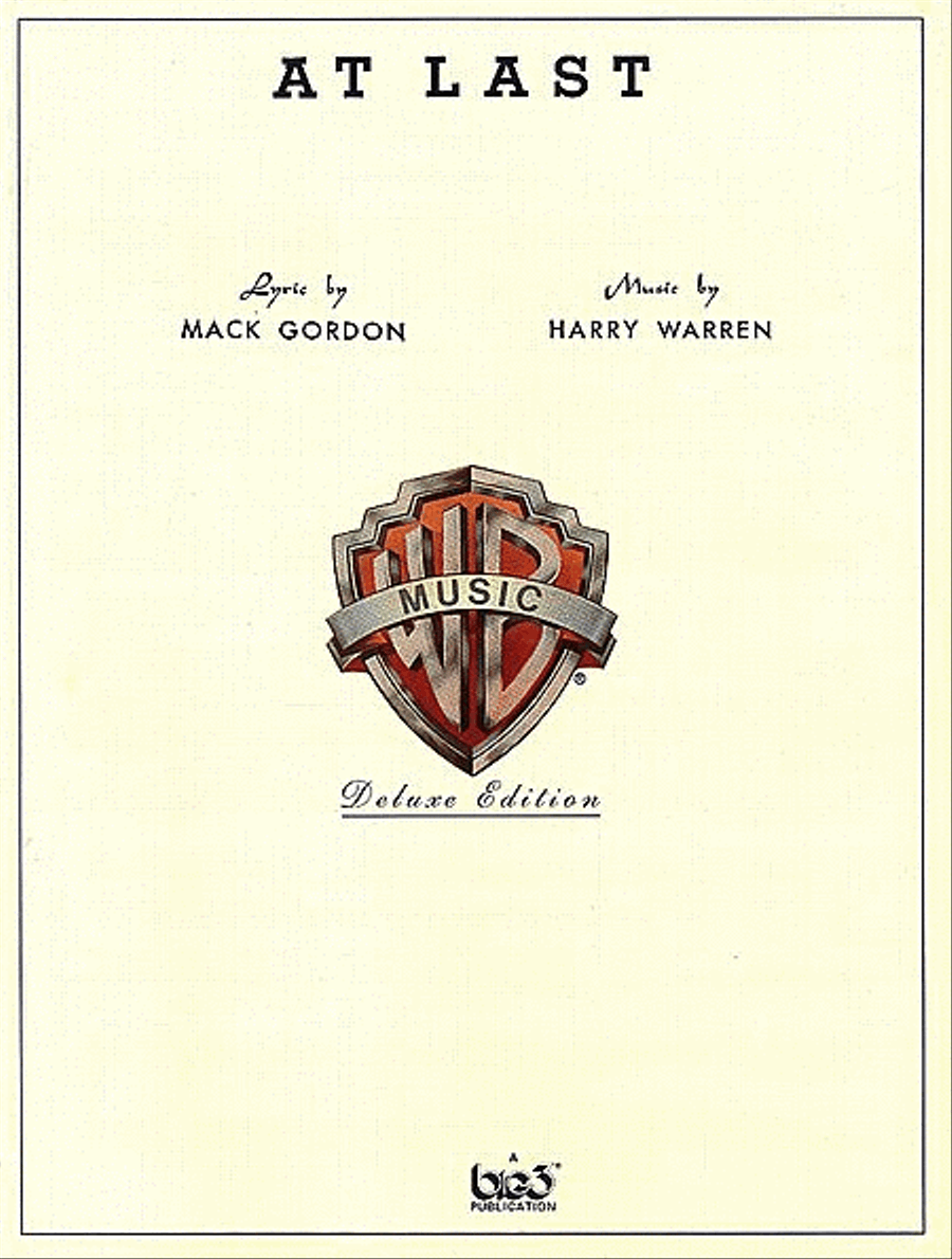 At Last Piano, Vocal, Guitar scores gallery preview page 1