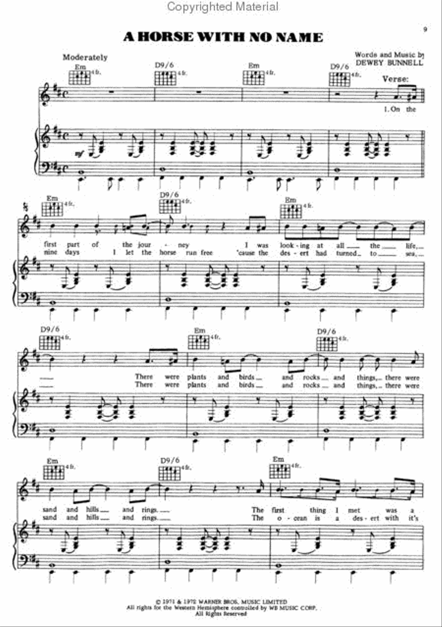 History – America's Greatest Hits Piano, Vocal, Guitar scores gallery preview page 3