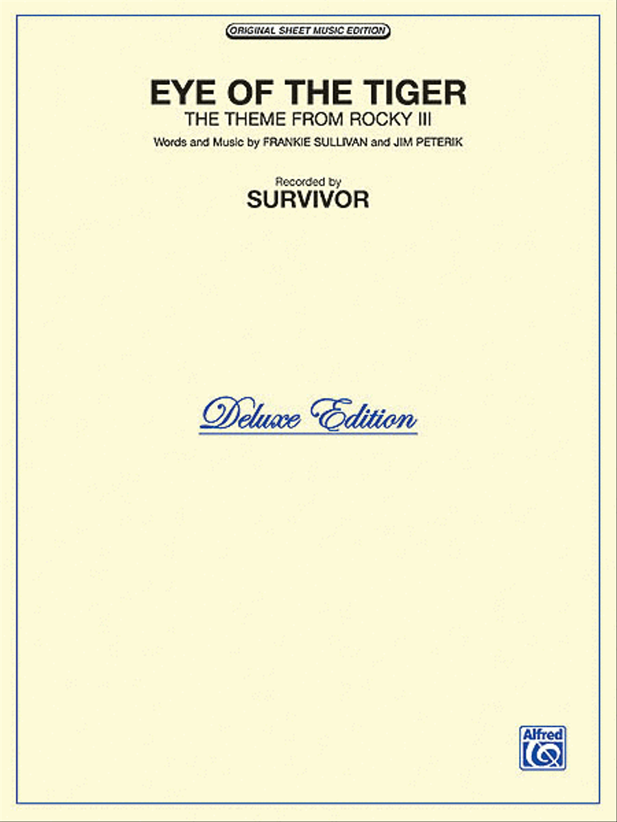 Eye Of The Tiger Piano, Vocal, Guitar scores gallery preview page 1