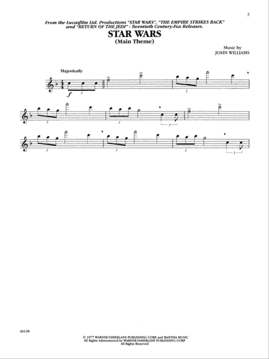 Music From Star Wars Trilogy Special Edition (flute) Flute Solo scores gallery preview page 3