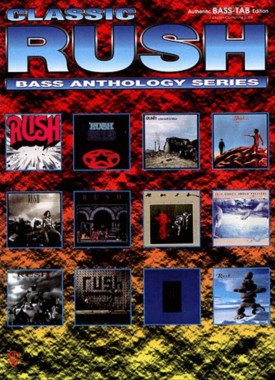 Rush -- Bass Anthology Bass Guitar Tablature scores gallery preview page 1
