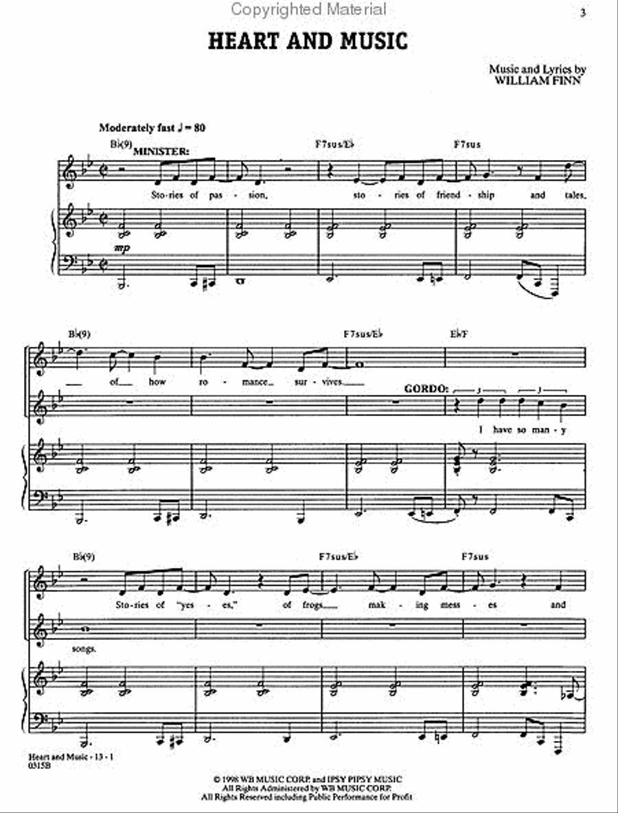 A New Brain - Vocal Selections Piano, Vocal, Guitar scores gallery preview page 2