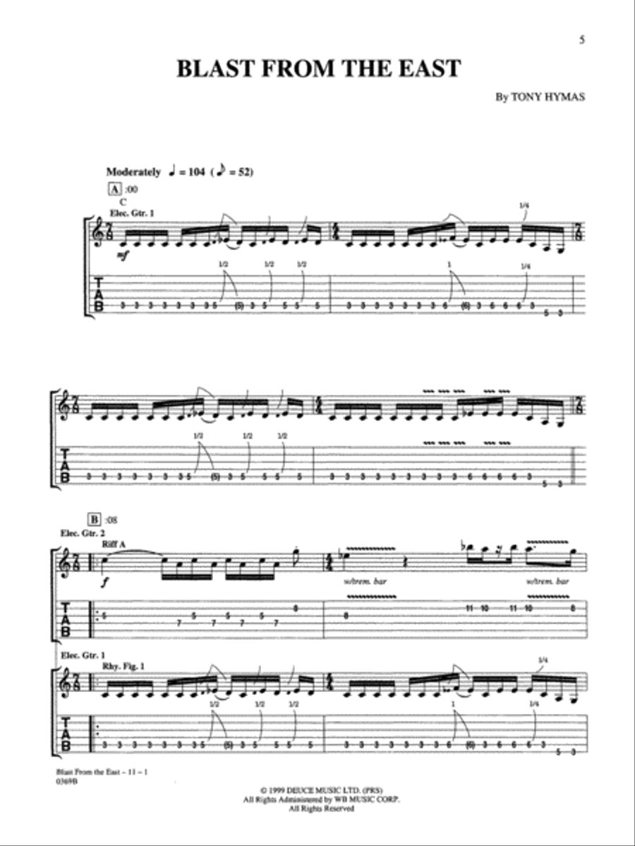 Jeff Beck -- Who Else! Electric Guitar scores gallery preview page 6