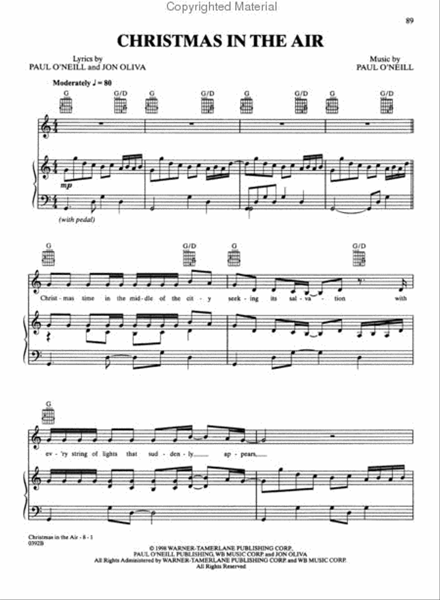 Christmas Attic Christmas Attic Piano, Vocal, Guitar scores gallery preview page 3