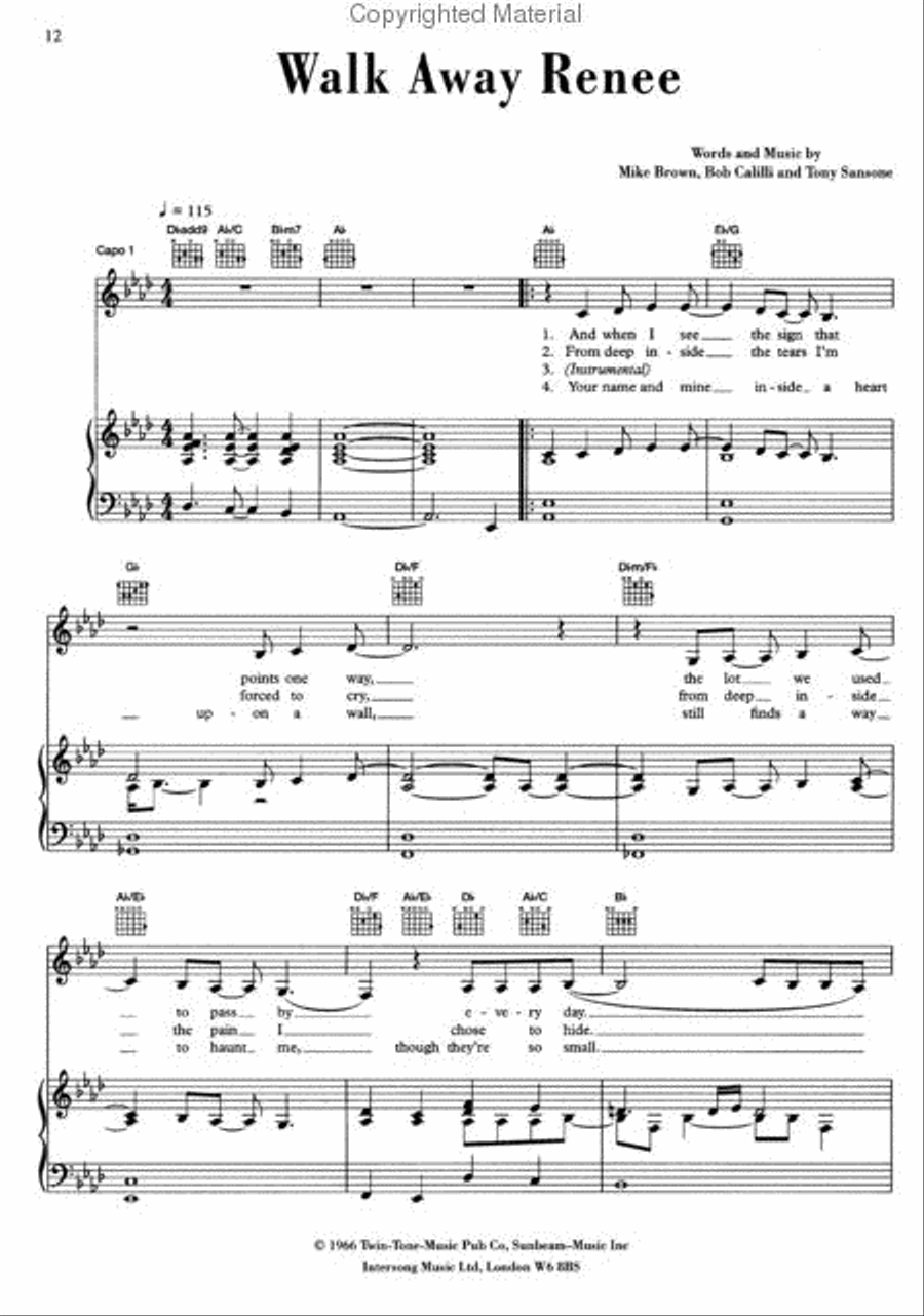 Songs from Ally McBeal Piano, Vocal, Guitar scores gallery preview page 3