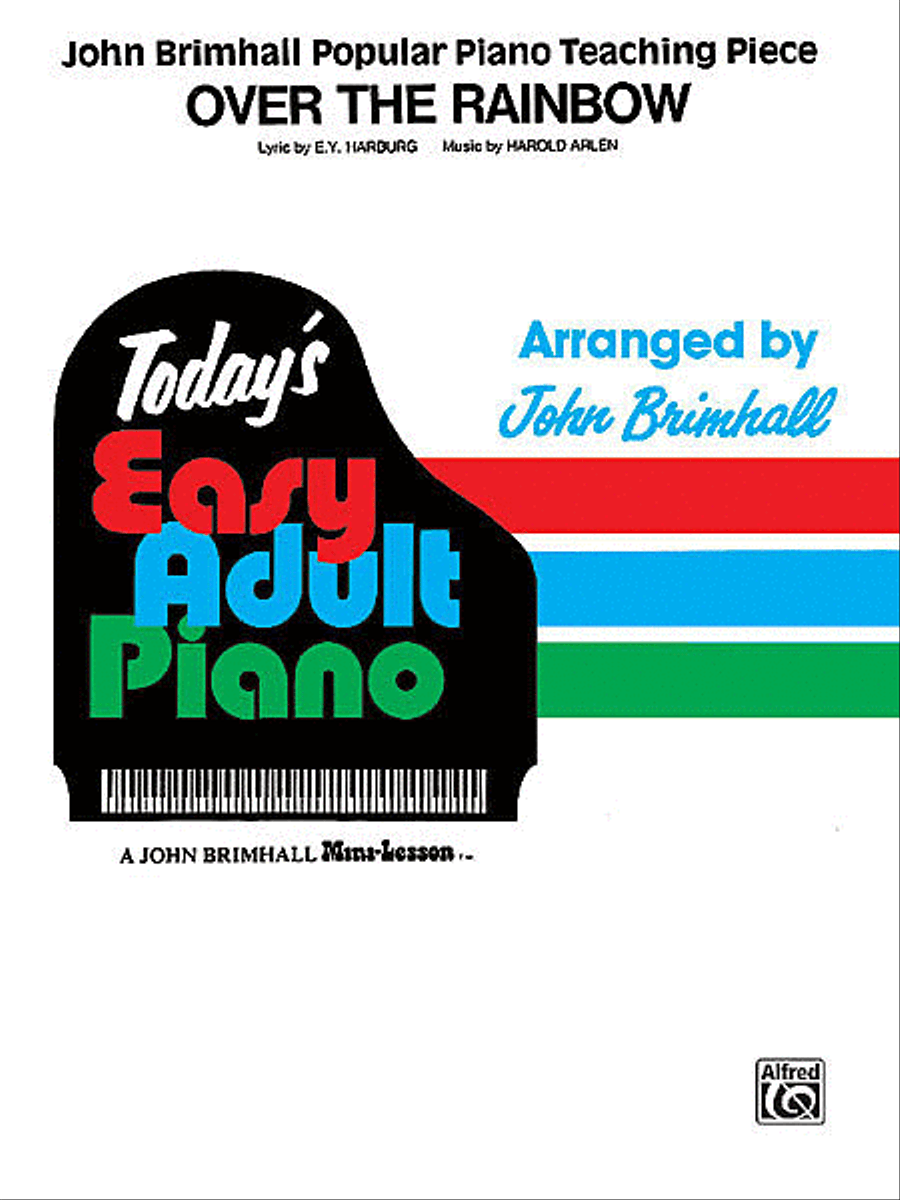 Over the Rainbow (from The Wizard of Oz) Easy Piano scores gallery preview page 1