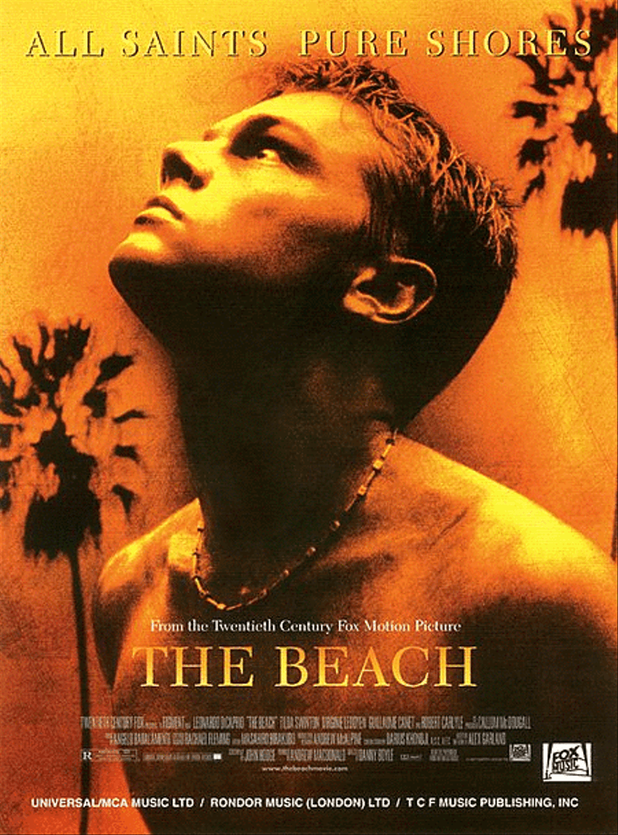 All Saints / Pure Shores (from The Beach) Piano, Vocal, Guitar scores gallery preview page 1