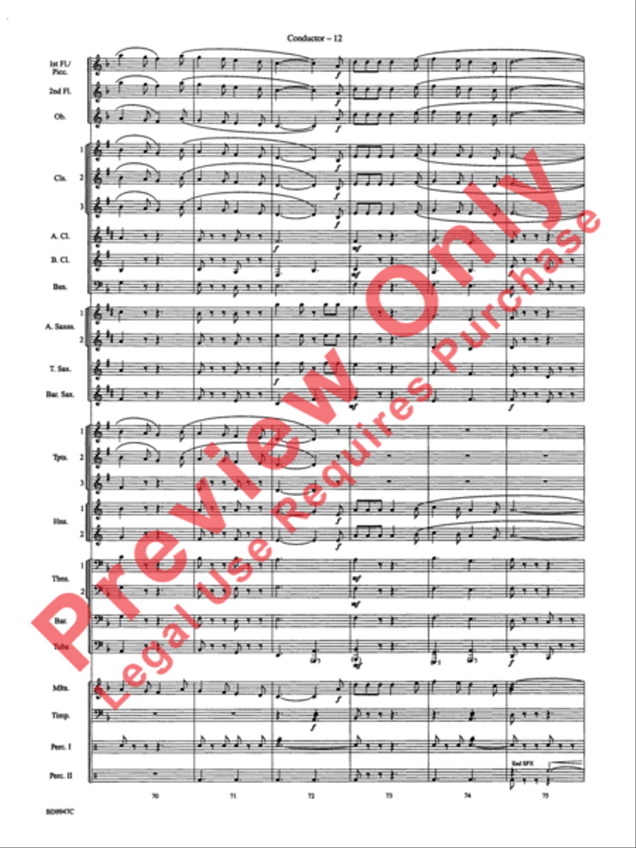Chesapeake Chesapeake Concert Band scores gallery preview page 15