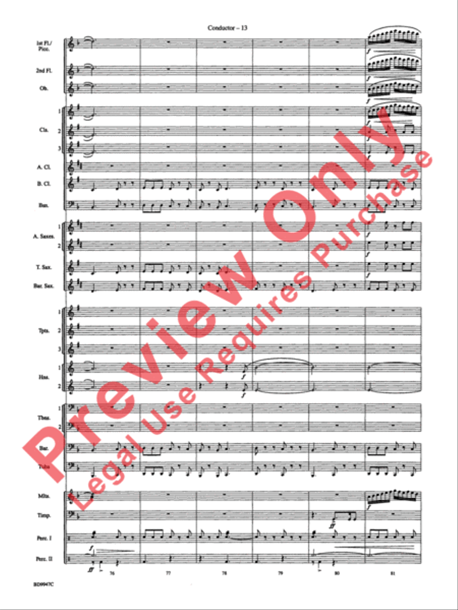 Chesapeake Chesapeake Concert Band scores gallery preview page 16