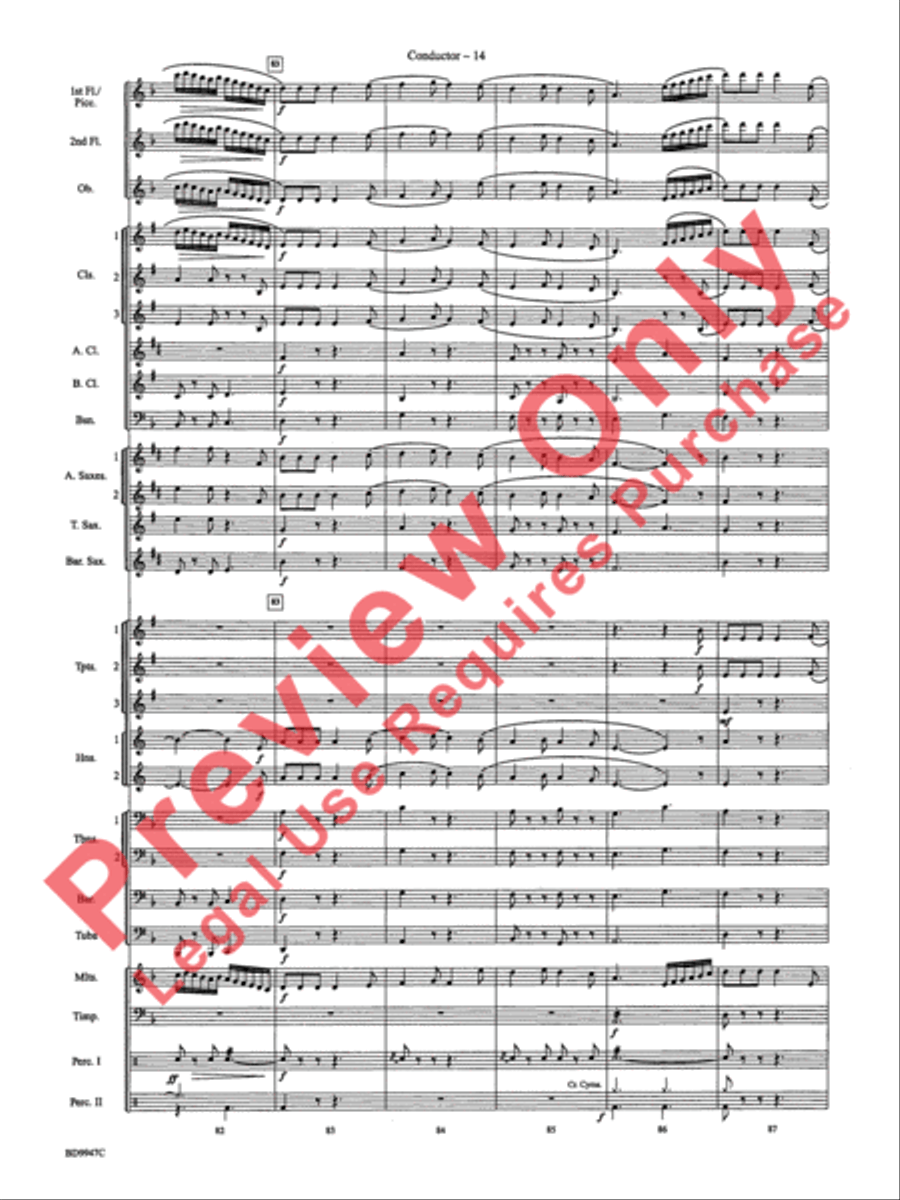 Chesapeake Chesapeake Concert Band scores gallery preview page 17