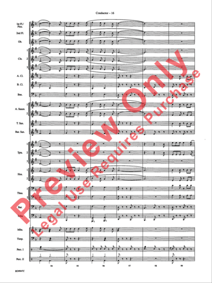 Chesapeake Chesapeake Concert Band scores gallery preview page 19