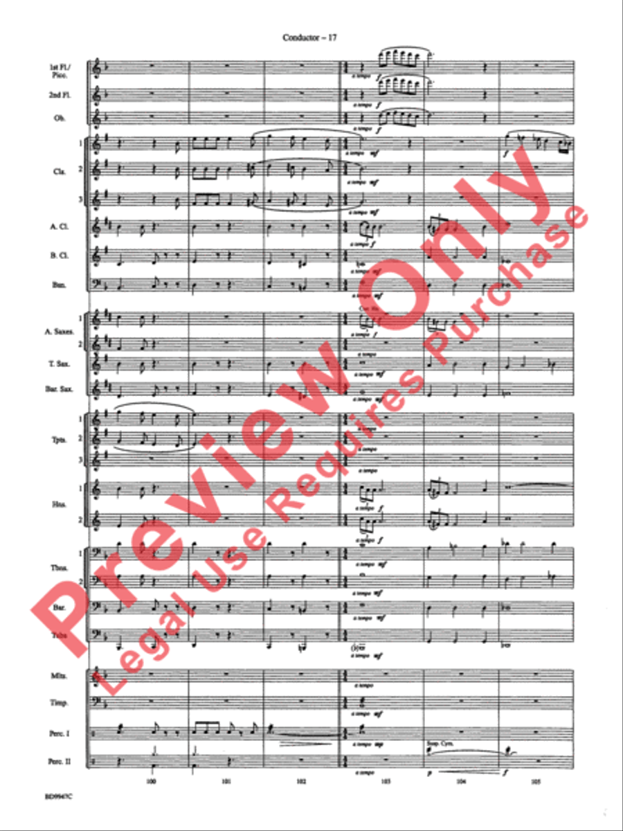 Chesapeake Chesapeake Concert Band scores gallery preview page 20