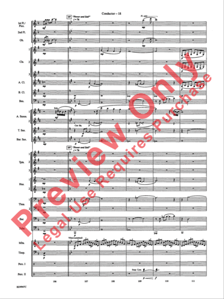 Chesapeake Chesapeake Concert Band scores gallery preview page 21