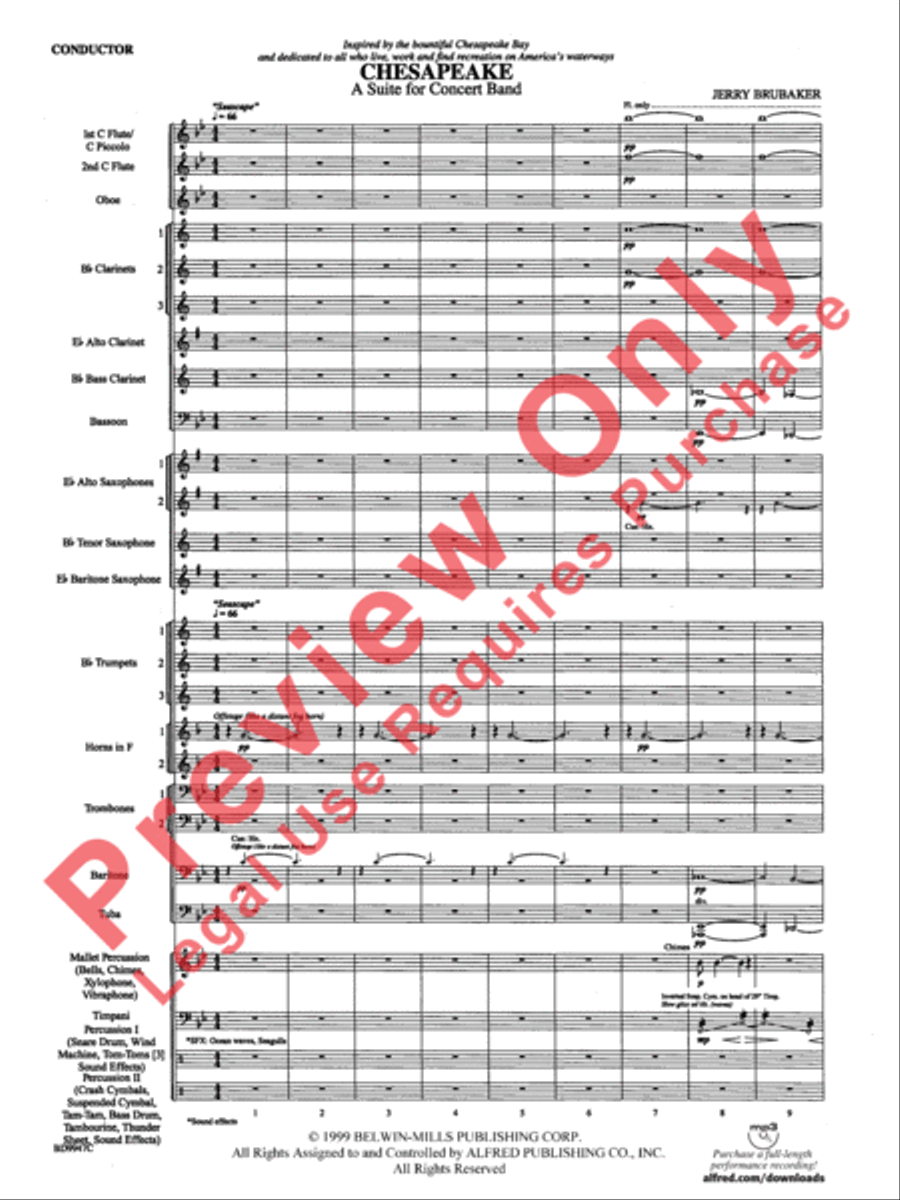 Chesapeake Chesapeake Concert Band scores gallery preview page 4