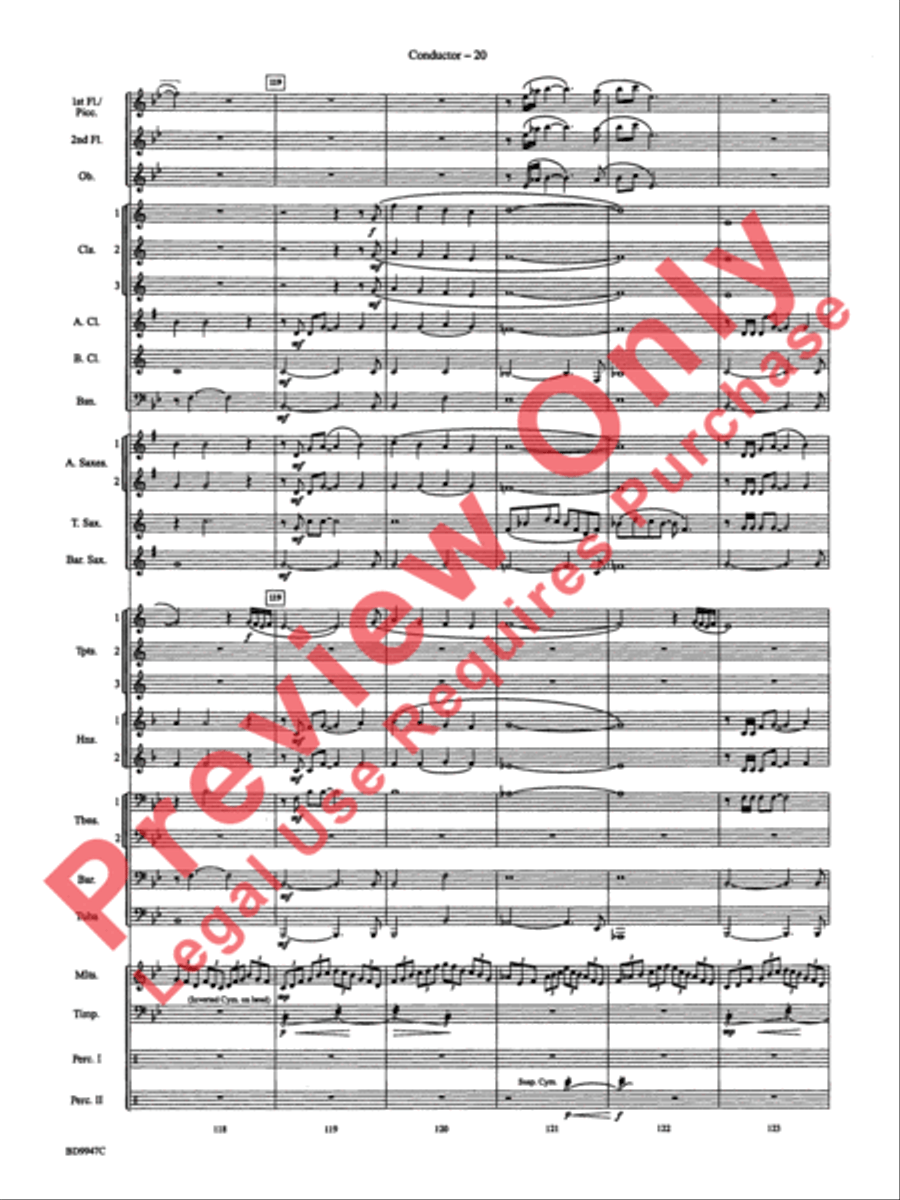 Chesapeake Chesapeake Concert Band scores gallery preview page 23