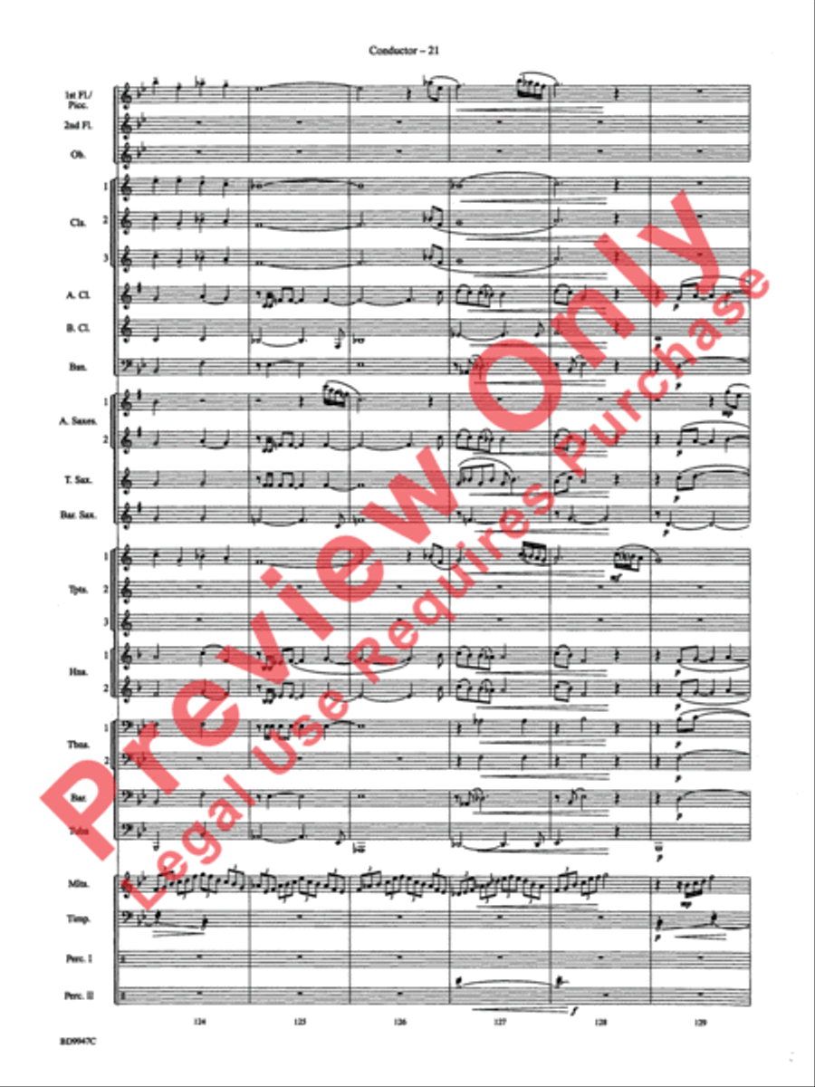 Chesapeake Chesapeake Concert Band scores gallery preview page 24