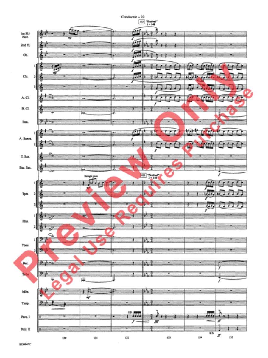 Chesapeake Chesapeake Concert Band scores gallery preview page 25