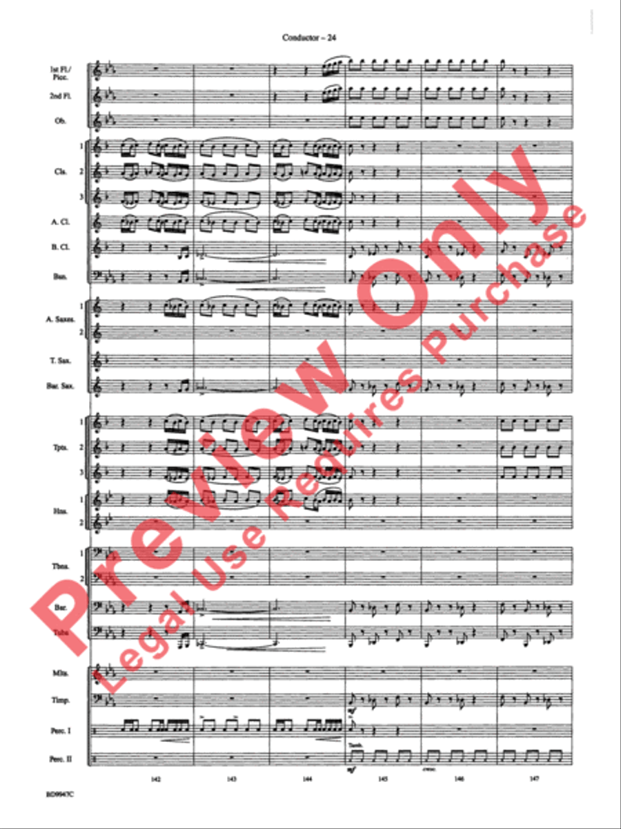 Chesapeake Chesapeake Concert Band scores gallery preview page 27