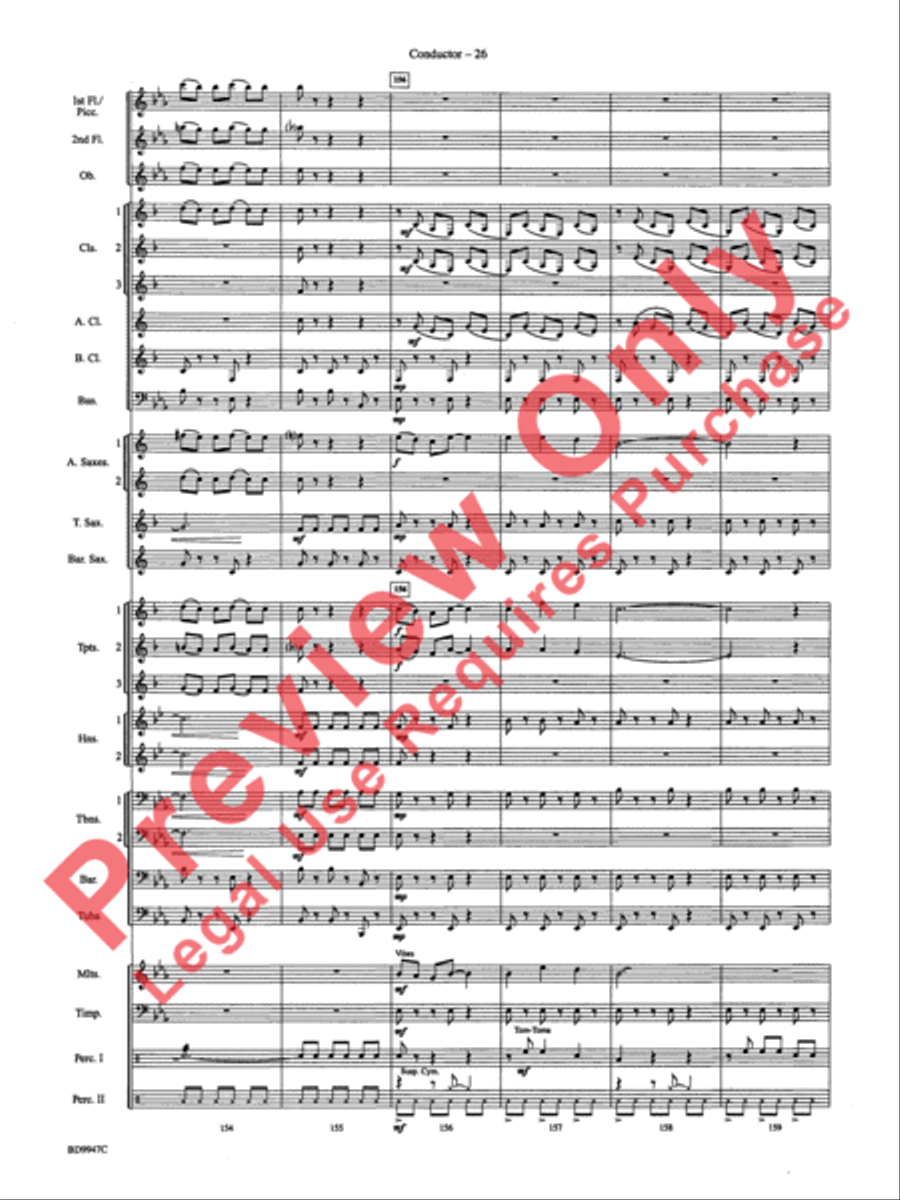 Chesapeake Chesapeake Concert Band scores gallery preview page 29