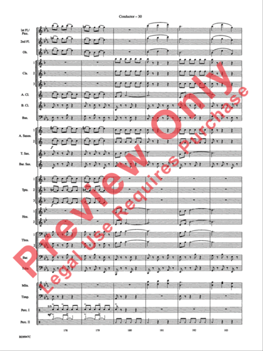 Chesapeake Chesapeake Concert Band scores gallery preview page 33