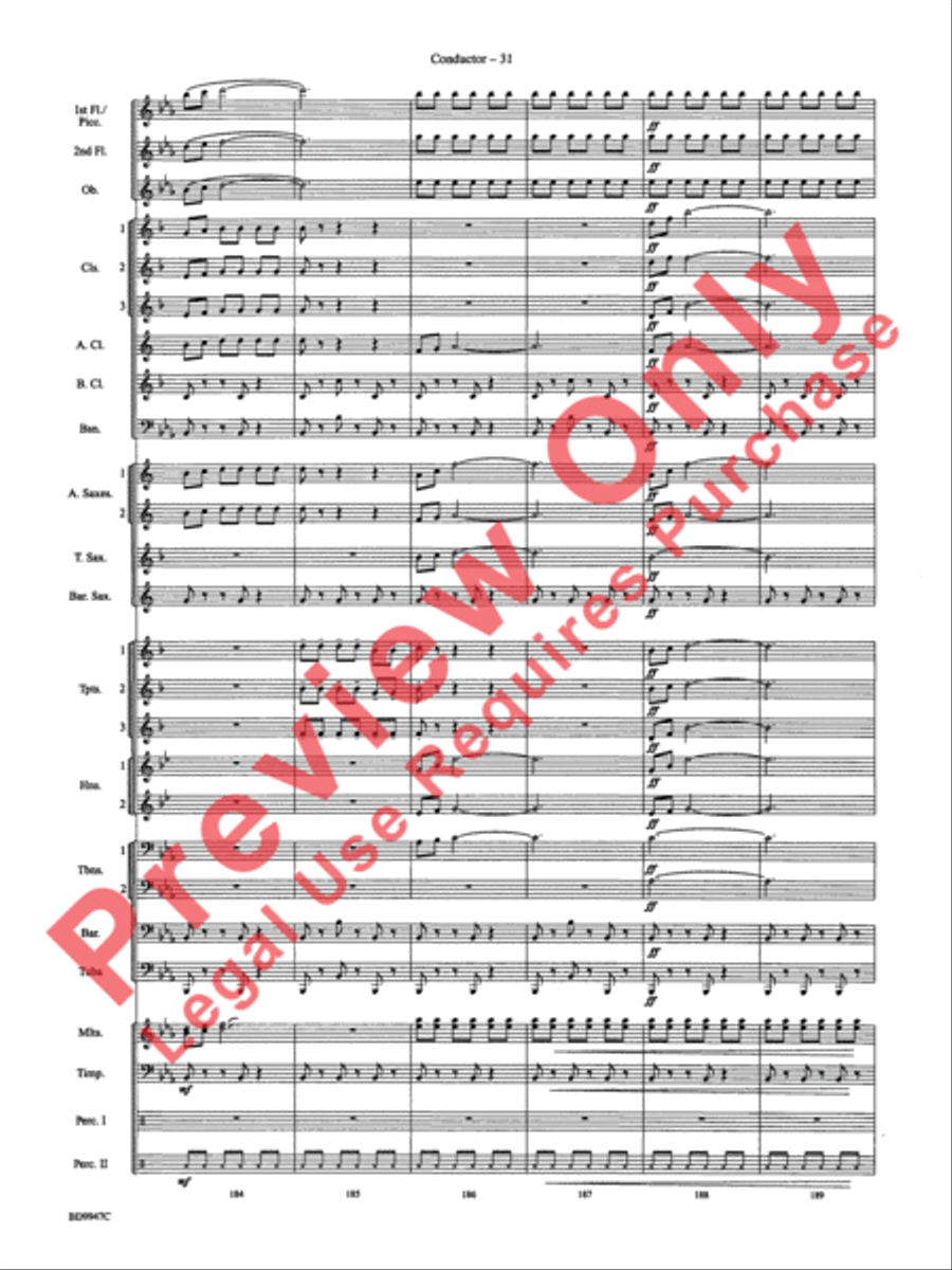 Chesapeake Chesapeake Concert Band scores gallery preview page 34
