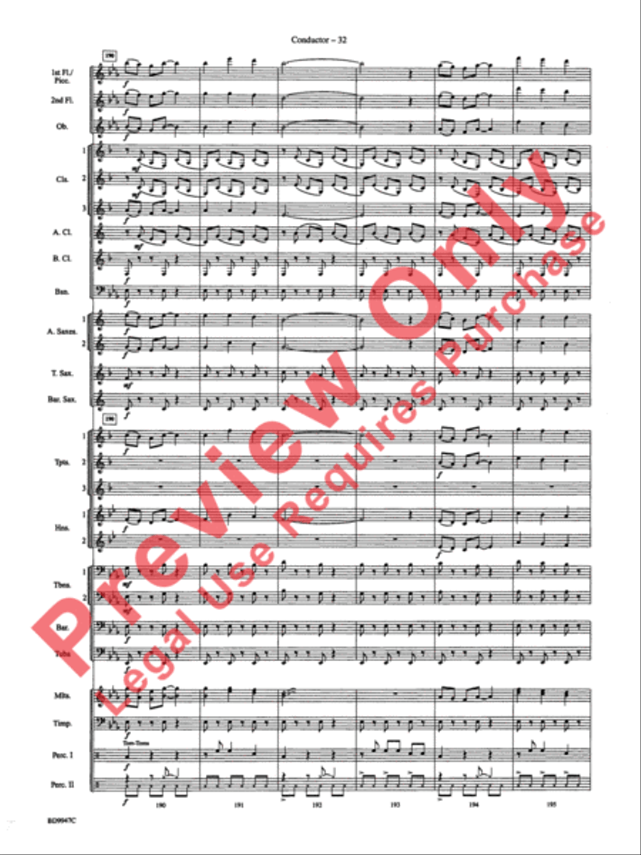 Chesapeake Chesapeake Concert Band scores gallery preview page 35