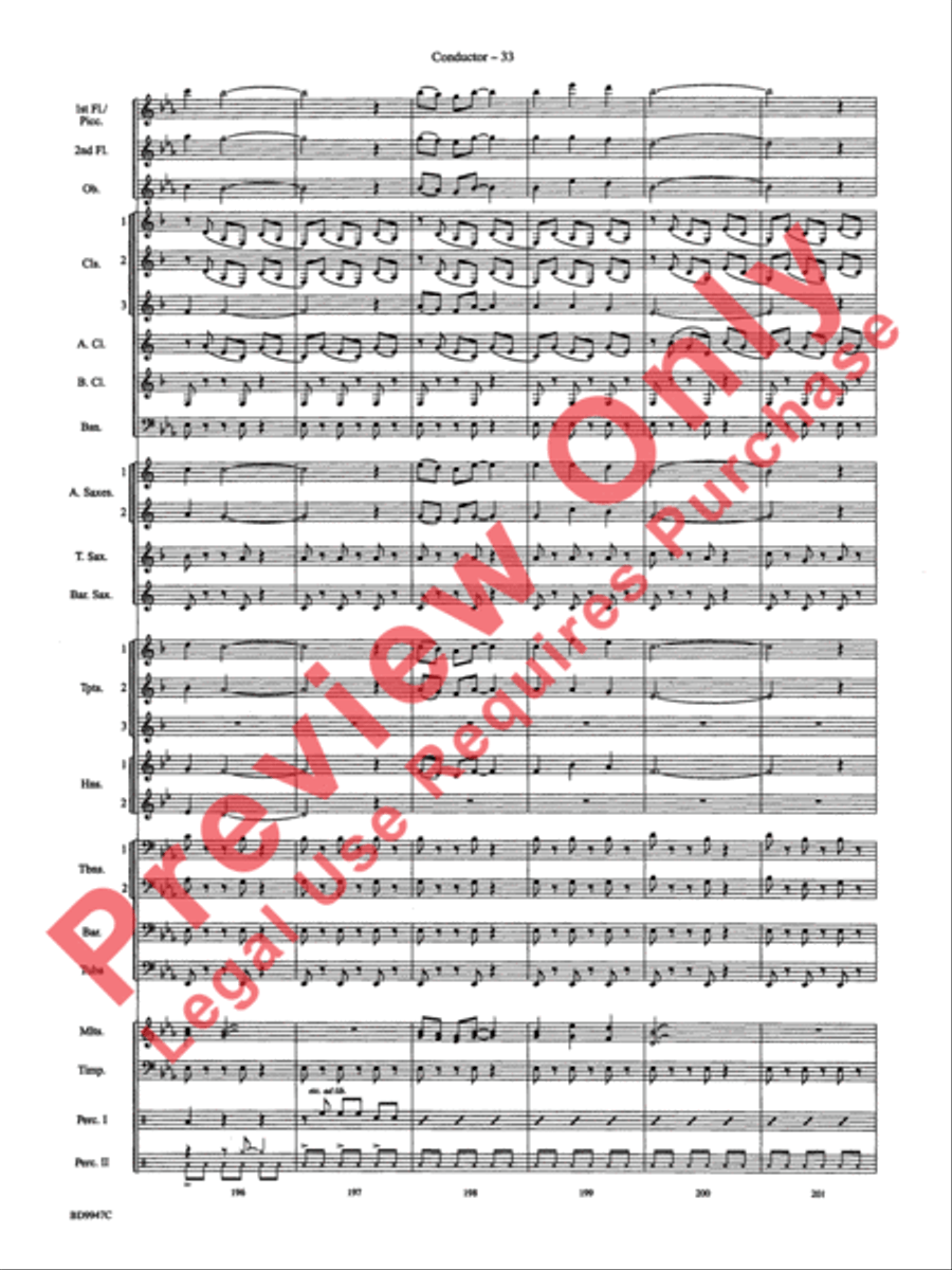 Chesapeake Chesapeake Concert Band scores gallery preview page 36
