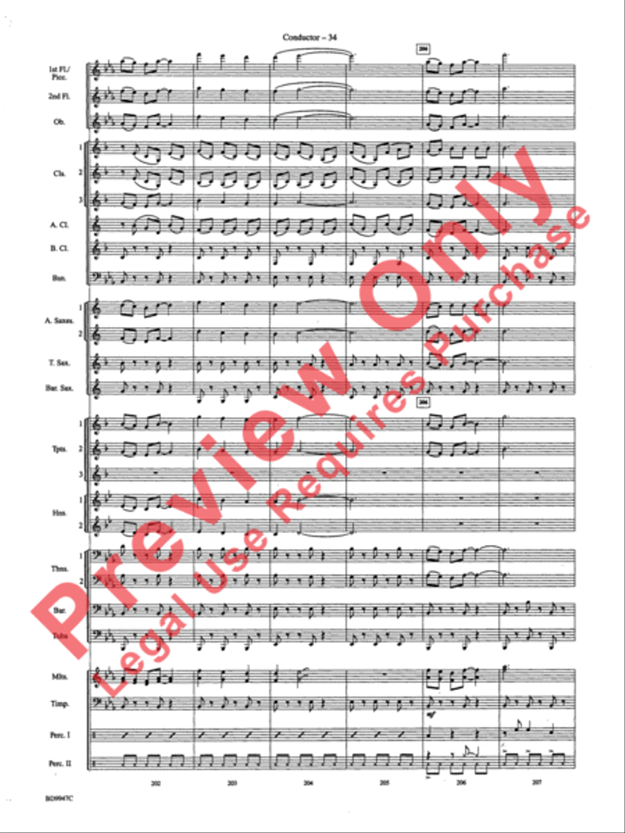 Chesapeake Chesapeake Concert Band scores gallery preview page 37
